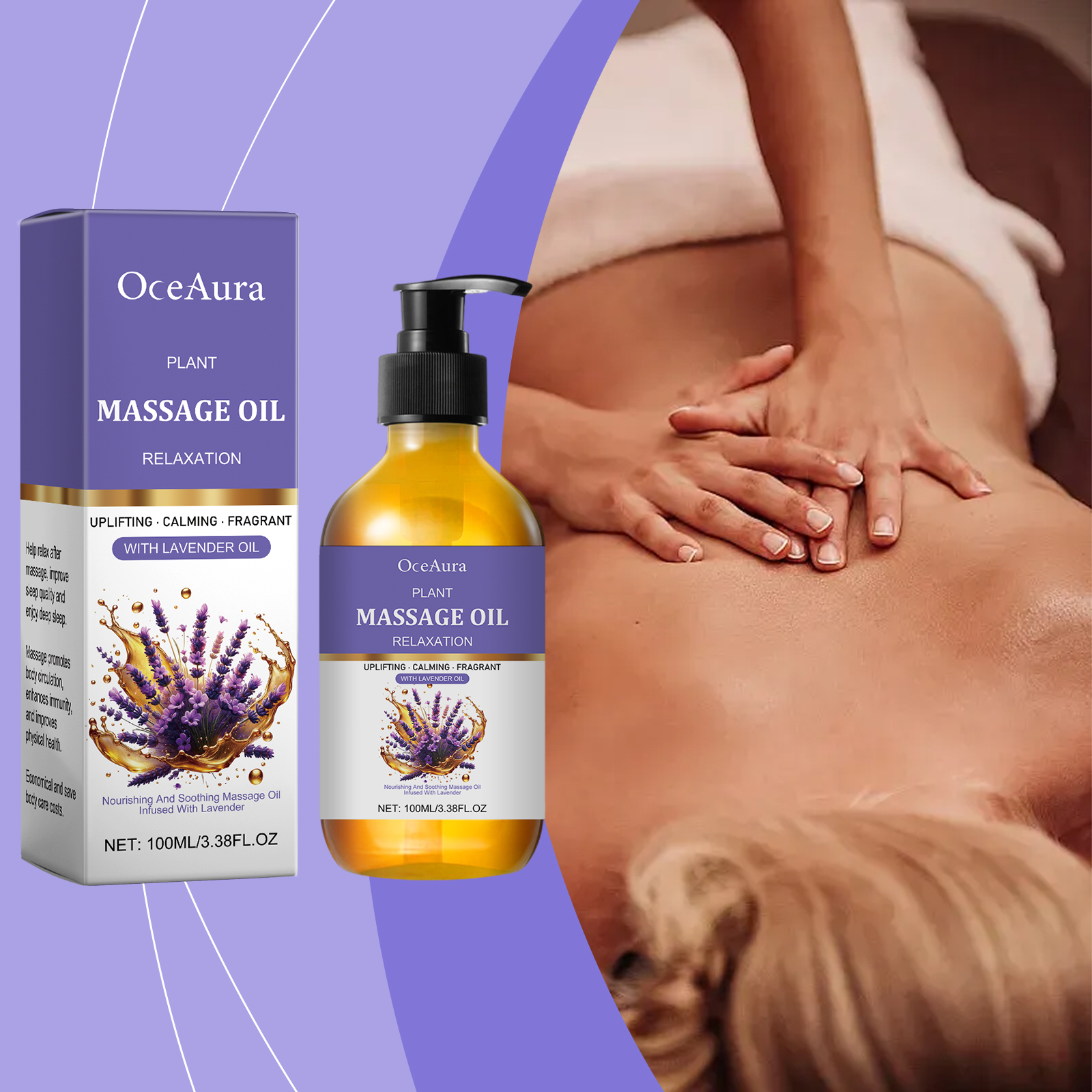 Spa Y Wellness - Lavender Essential Oil For Body Moisturizing