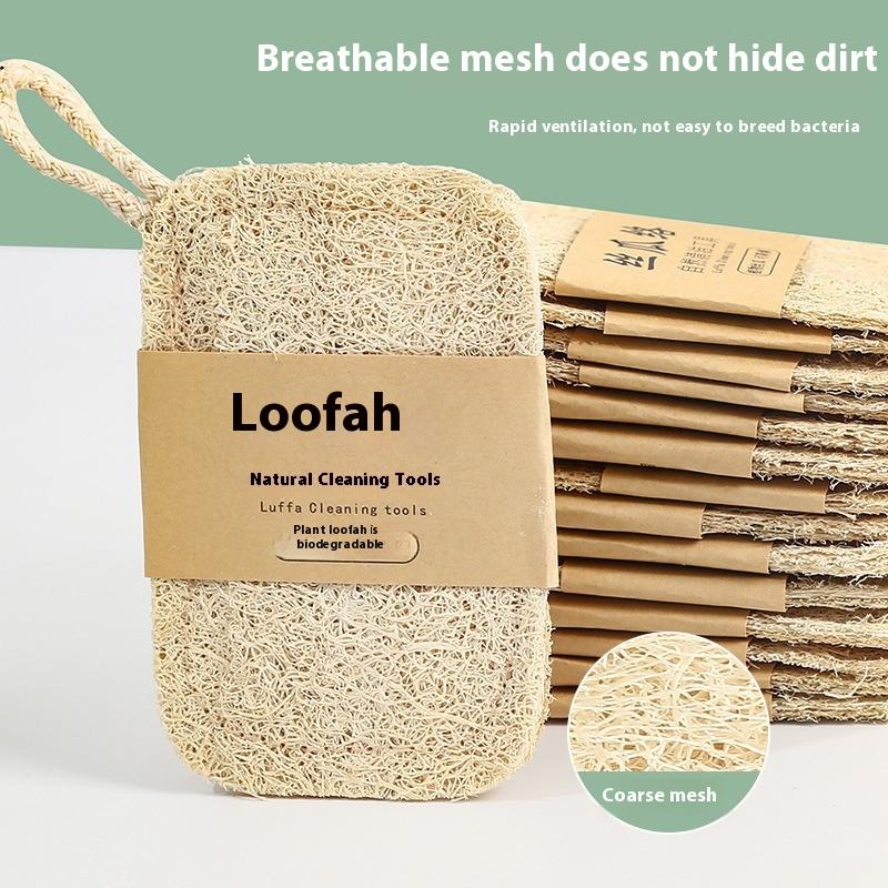 Natural Loofah Scrub Pad 6Pcs  - Body Loofah Natural ulasan dan harga