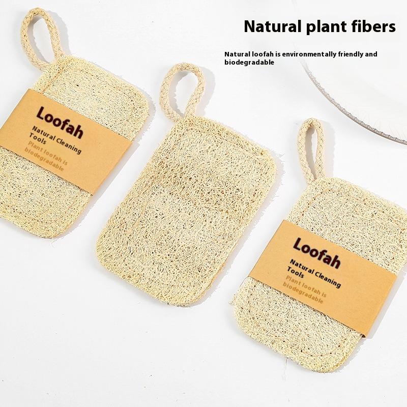 Natural Loofah Scrub Pad 6Pcs  - Body Loofah Natural ulasan dan harga