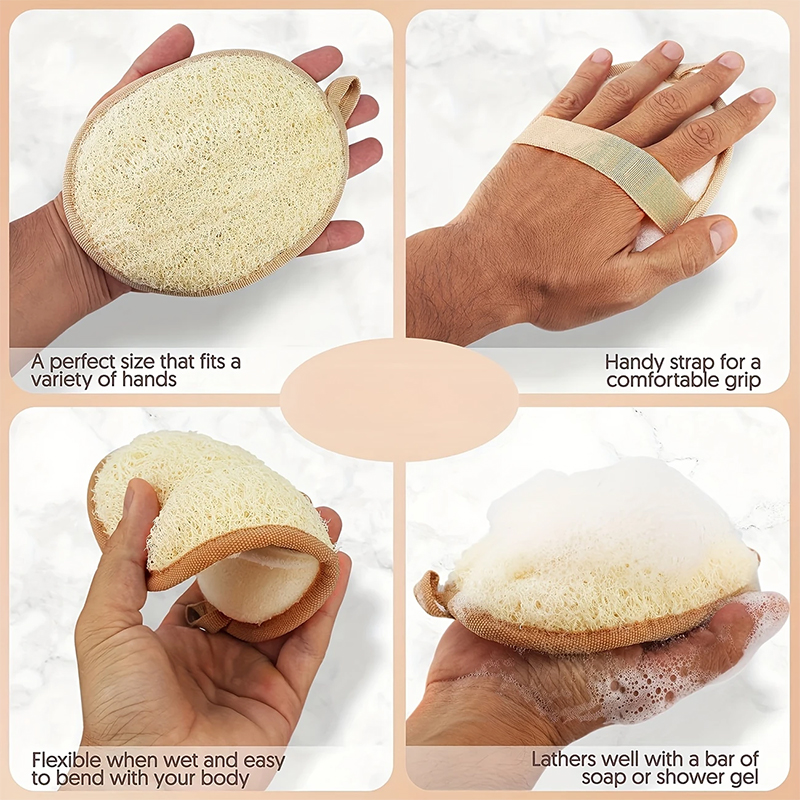 Natural Loofah Body Scrubber B - Body Loofah Natural ulasan dan harga