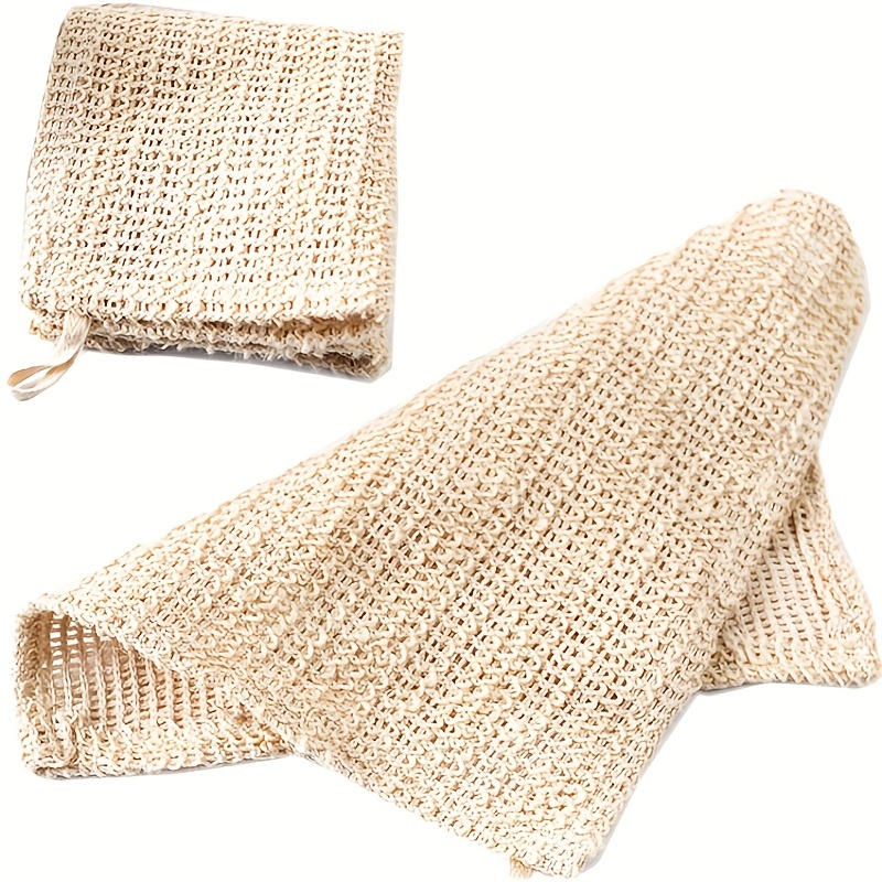 Cotton and Linen Towel Cloth E - Body Loofah Natural ulasan dan harga