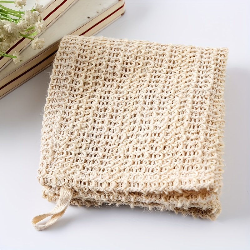 Cotton and Linen Towel Cloth E - Body Loofah Natural ulasan dan harga