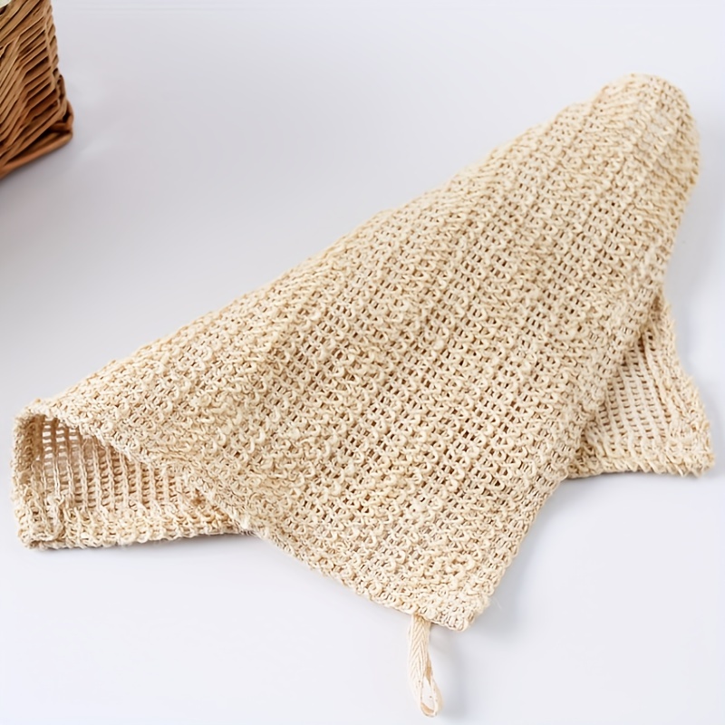 Cotton and Linen Towel Cloth E - Body Loofah Natural ulasan dan harga