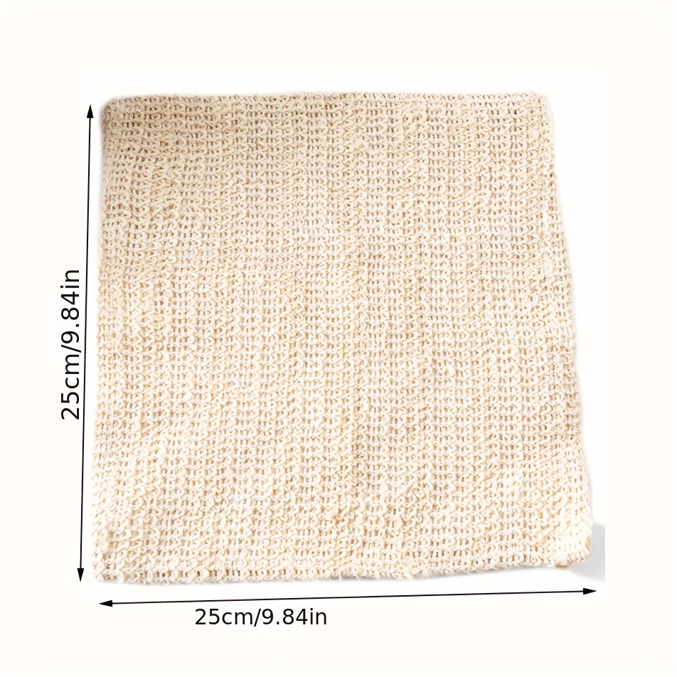 Cotton and Linen Towel Cloth E - Body Loofah Natural ulasan dan harga