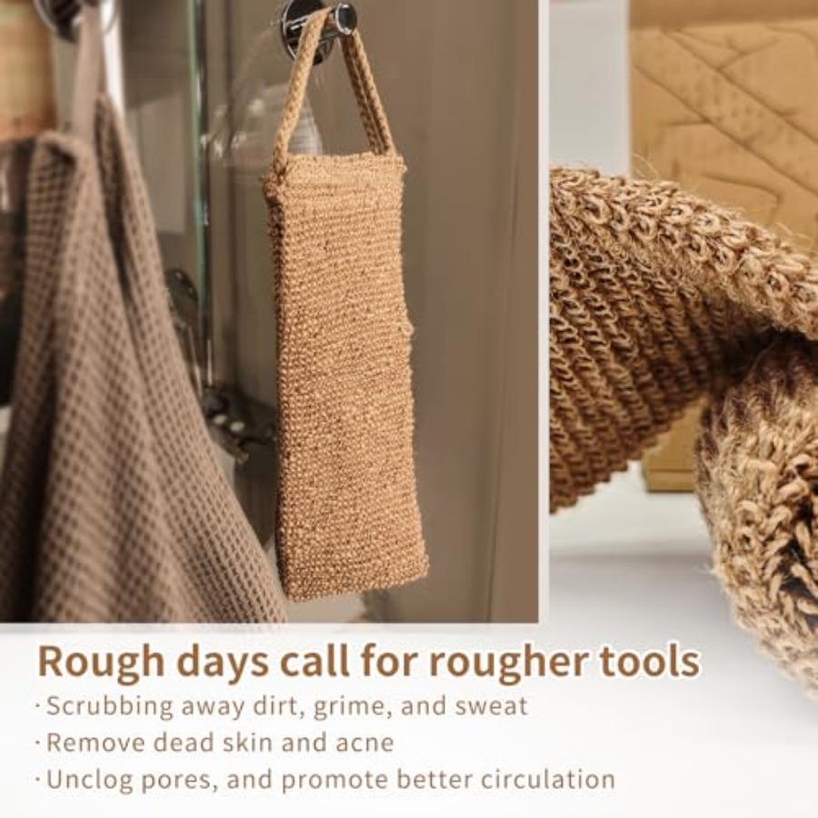 Extra Rough Exfoliating Back S - Body Loofah Natural ulasan dan harga