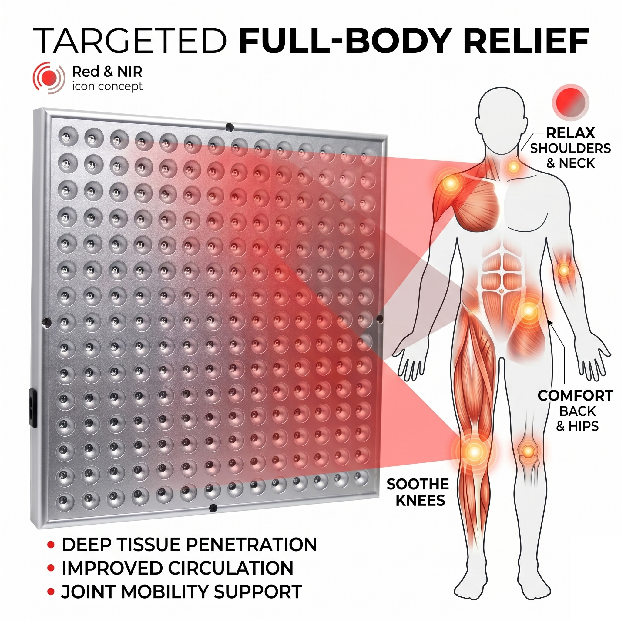 45W LED 660nm 850nm Red Near I - Spa Wellness Uk ulasan dan harga