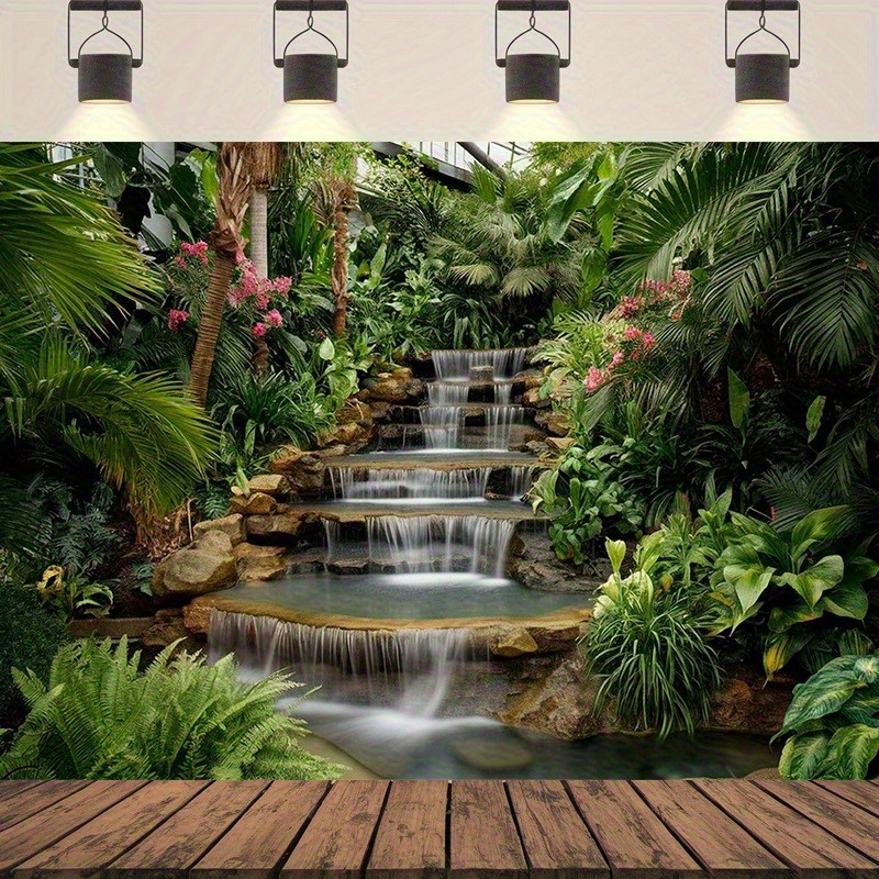 Waterfall Garden Tapestry Lush - Spa Wellness Center ulasan dan harga