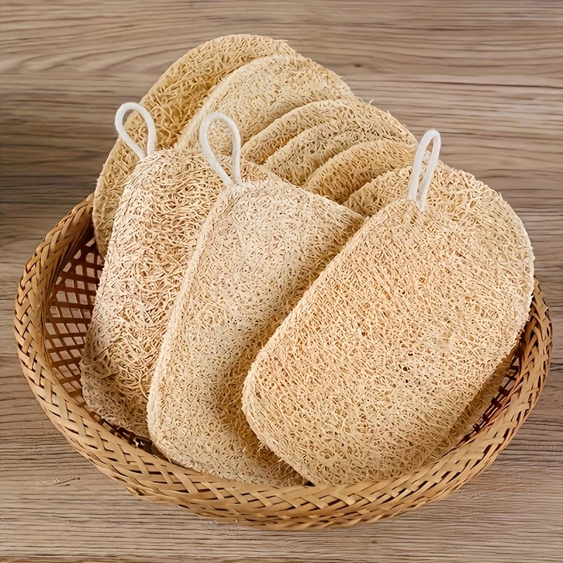6pcs Natural Loofah Exfoliatin - Body Loofah Natural ulasan dan harga