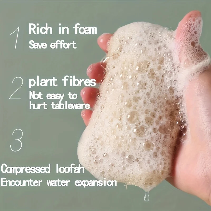 6pcs Natural Loofah Exfoliatin - Body Loofah Natural ulasan dan harga
