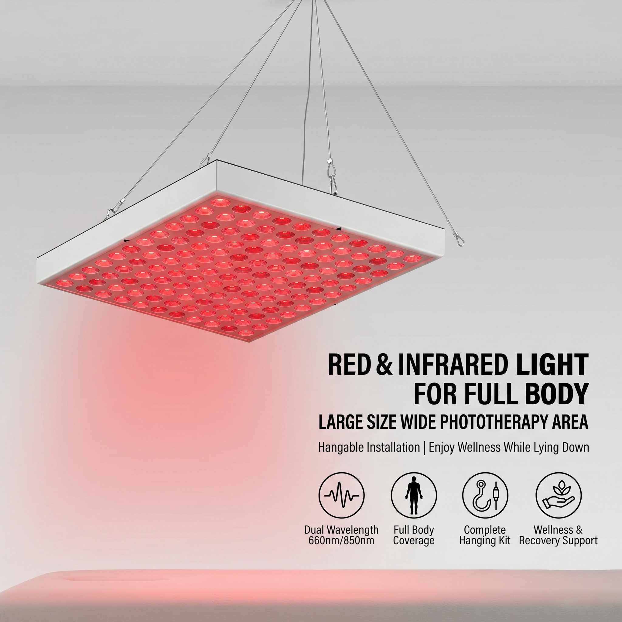 45W LED 660nm 850nm Red Near I - Spa Wellness Uk ulasan dan harga