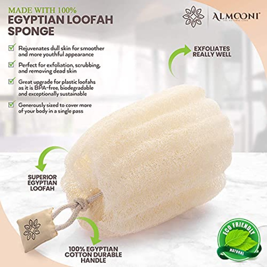 Natural Loofah Exfoliating Bod - Body Loofah Natural ulasan dan harga
