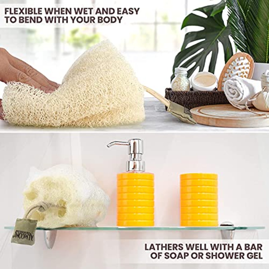 Natural Loofah Exfoliating Bod - Body Loofah Natural ulasan dan harga