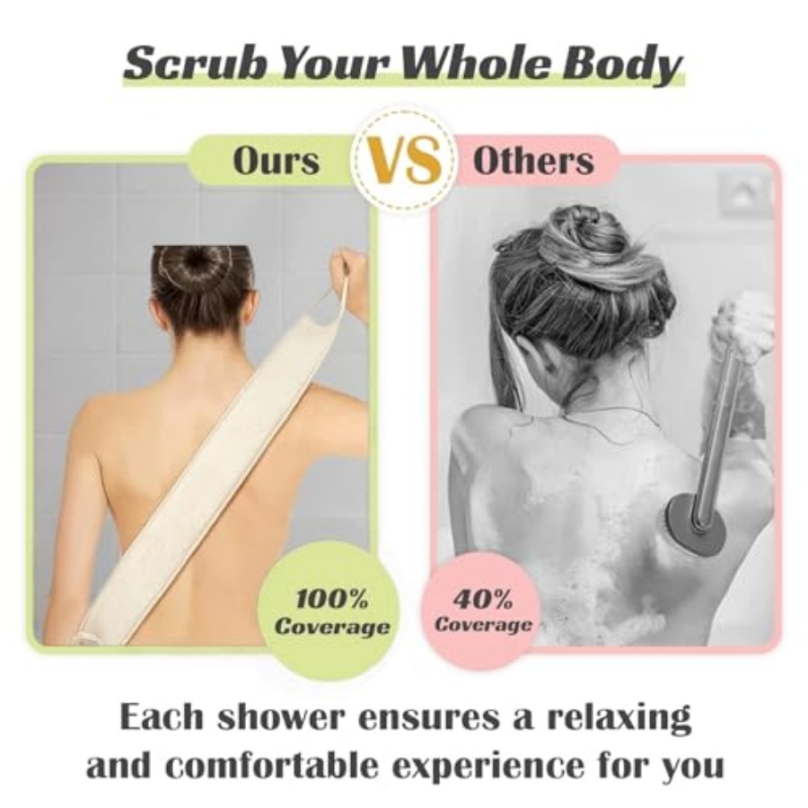 Natural Loofah Back Scrubber f - Body Loofah Natural ulasan dan harga
