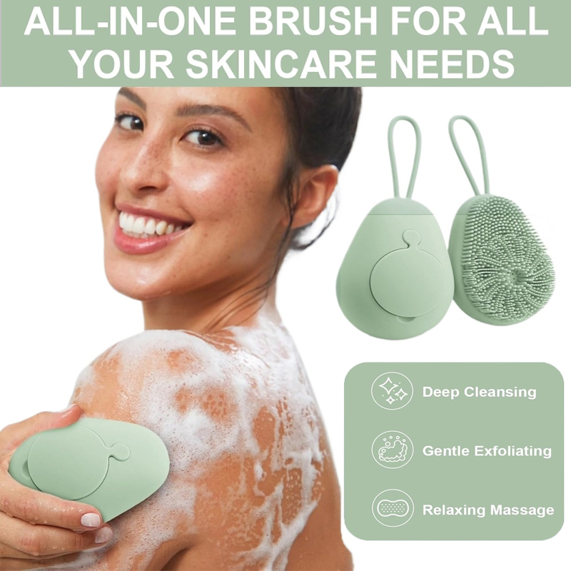 Silicone Soft Exfoliating Body - Body Loofah Natural ulasan dan harga