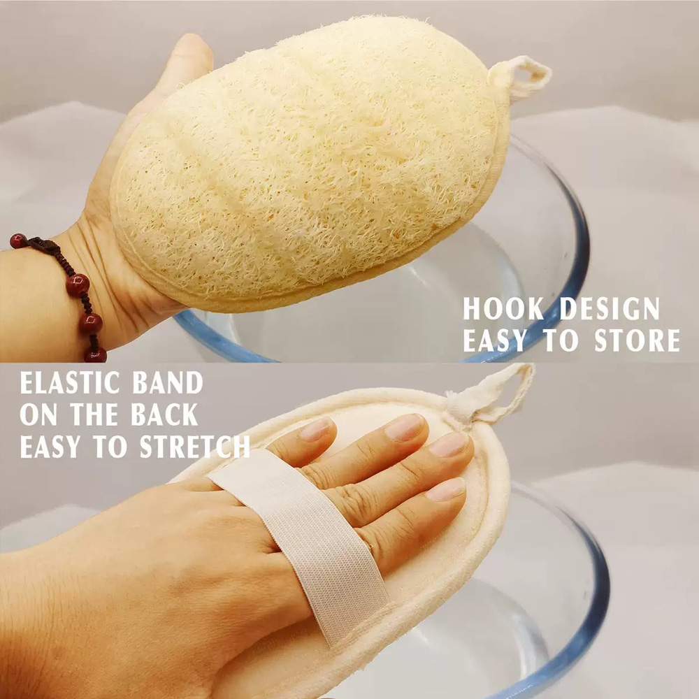 6PCS/3PCS/1PC luffa exfoliatin - Body Loofah Natural ulasan dan harga