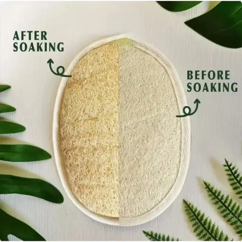 Shower Loofah Sponge Exfoliato - Body Loofah Natural ulasan dan harga